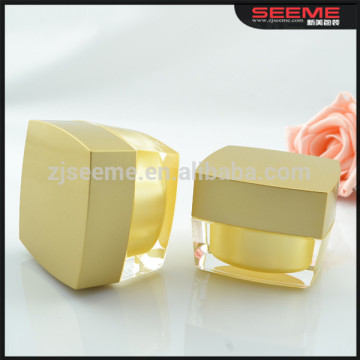 Square Shaped Acrylic Jar 5g,plastic cosmetic packaging for cream