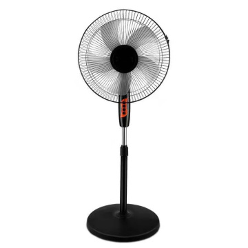 16 Inch Industrial High-Velocity Quiet Black Fan with 3 Wind Control Settings