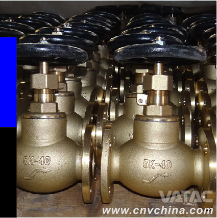 JIS Bronze Globe Valve Flange Ends