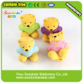 Pecnil topper 3D bear rubber kids eraser