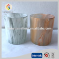 Marble Design Glass Candle Jar