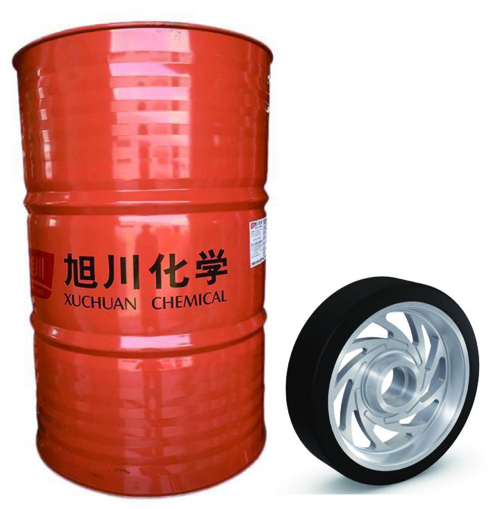 polyether (PTMEG) TDI prepolymer للإطارات العجلات Castor