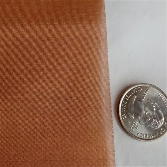 industrial filter red copper screen wire mesh