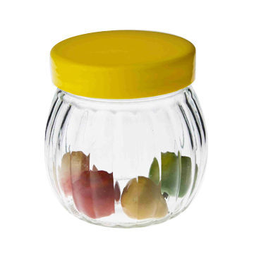 Glass canisters with cap