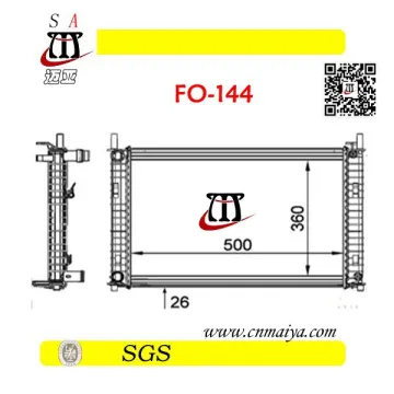 4S6H 8005 CB aluminum radiator for cars