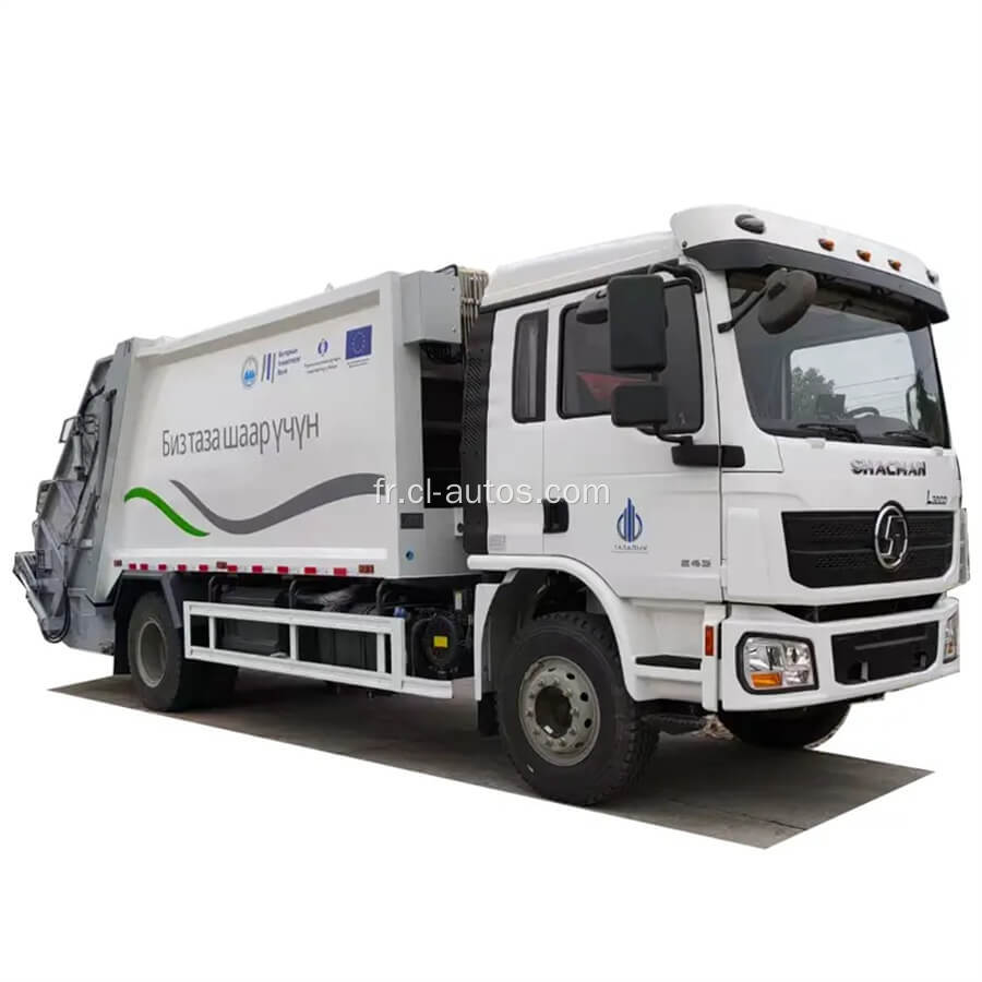 Camion de collecte de déchets à déchets de décharge de 14 tonnes