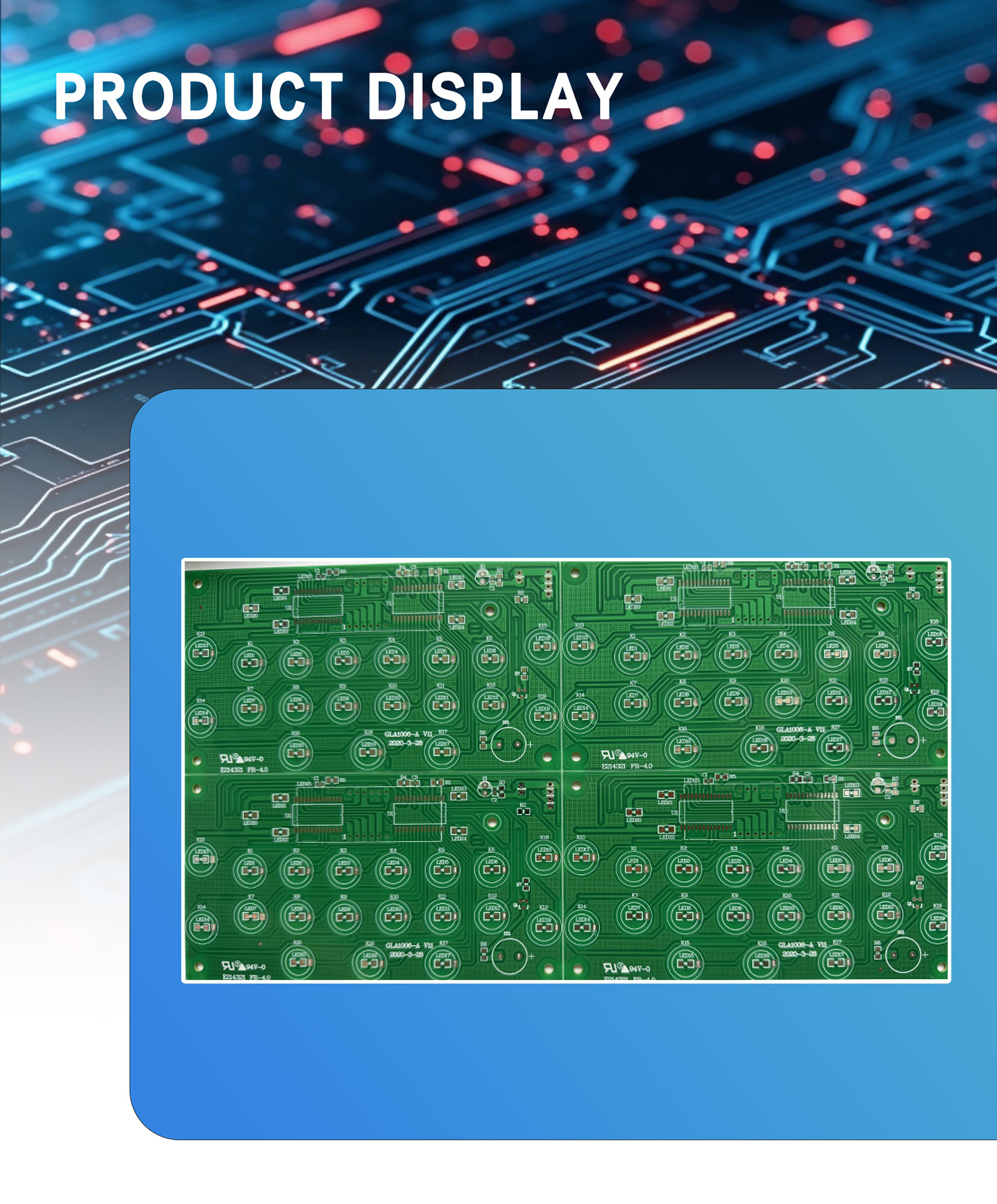 30.FR-4 Single Sided PCB for Air Fryer Keypa 000