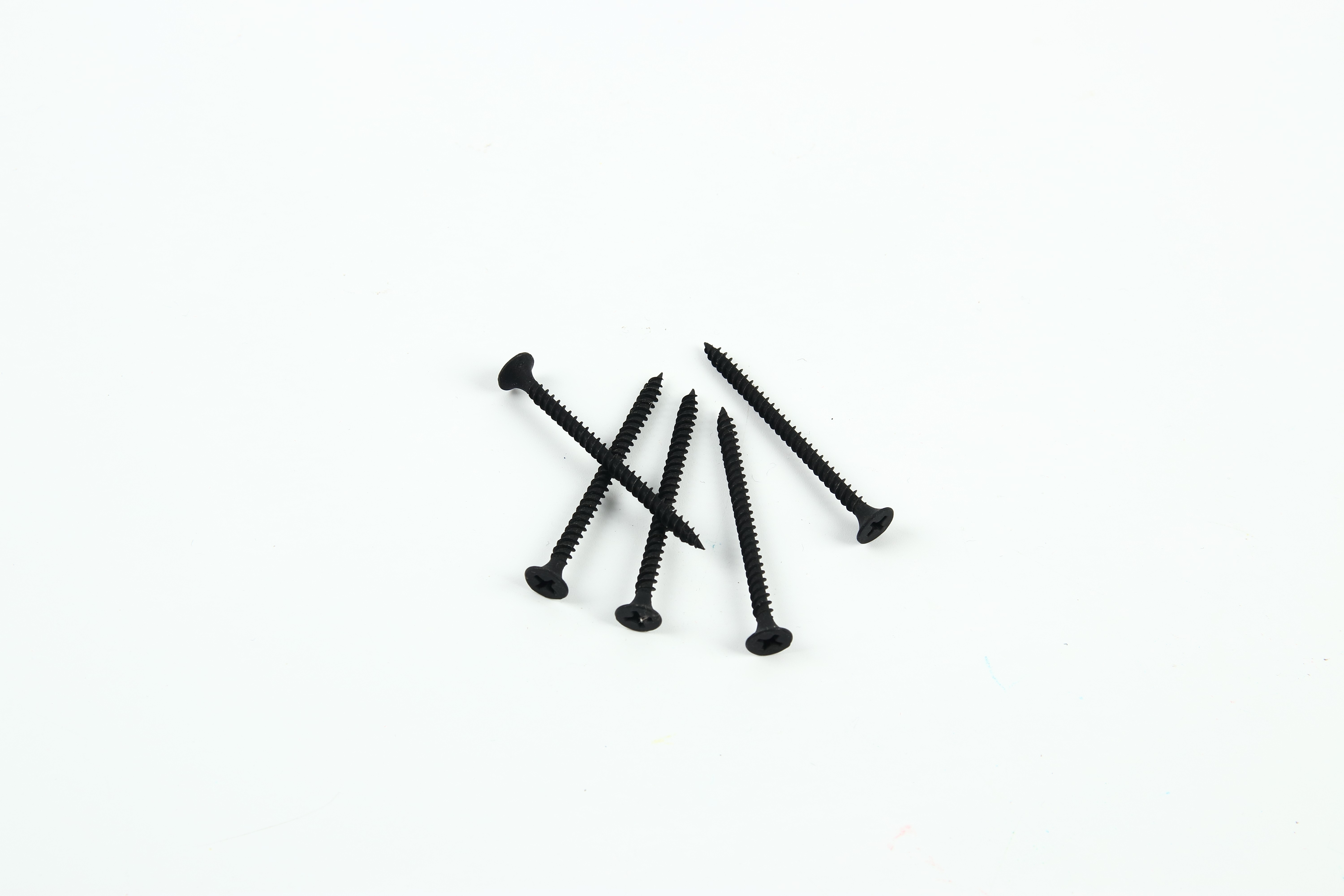 M3.5x16mm rosca fina parafuso de drywall preto