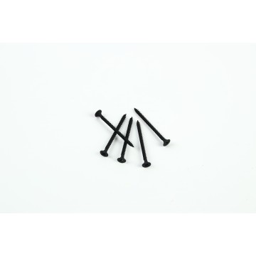 M3.5x16mm rosca fina parafuso de drywall preto