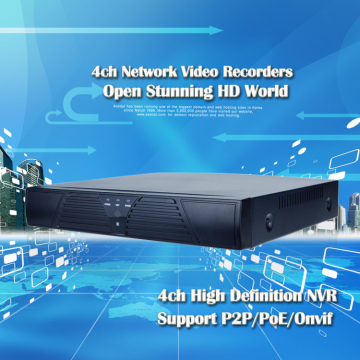 4CH720p/960p/1080P NVR for IP Camera