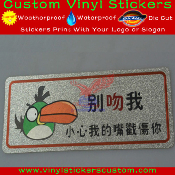 permanent weather resistant label sticker