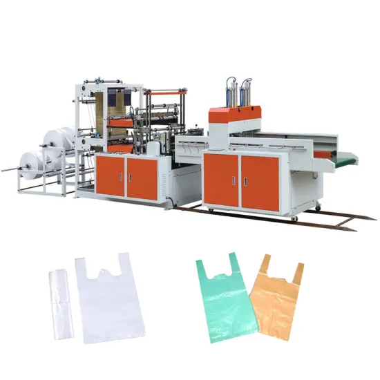 Factory Direct Two-Layer Multi-Line Automatic T-Shirt, Vest, Shopping Bag, and Bottom Sealing Making Machine
