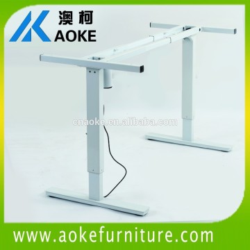 comfortable 2 legs electric height adjustable desk