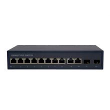 8 portas ethernet poe switch 2rj45 2sfp