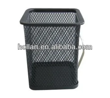 Stationery Dollar Item Metal Mesh Pencil Holder