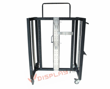 removable 4 way metal display frame