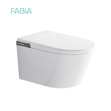 Wall Hung Led Display Grey Automatic Smart Toilet
