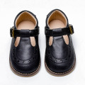 Wholesale Black Leather Kids Dress Shoes