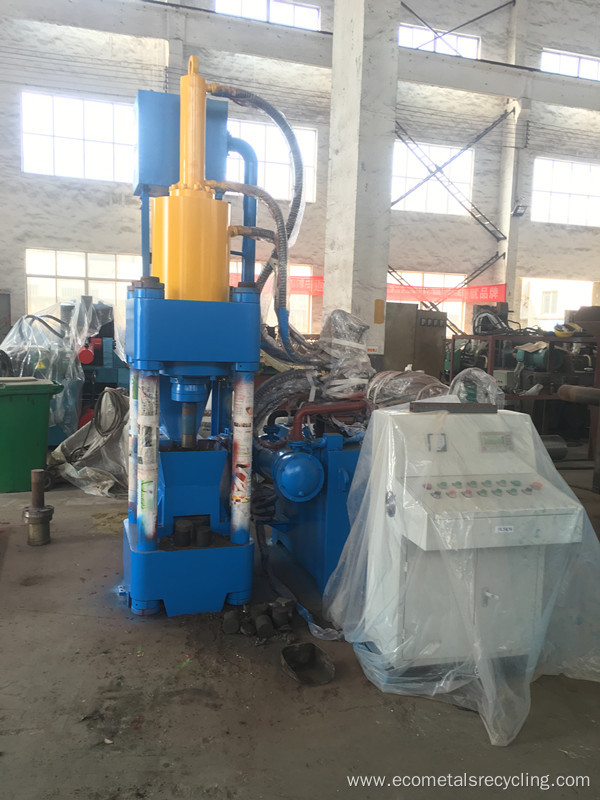 Hydraulic Metal Sawdust Debris Block Making Machine