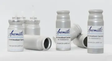 MDI canisters Anodized Cans'