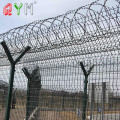 Fence aéroportuaire de sécurité avec fil de rasoir