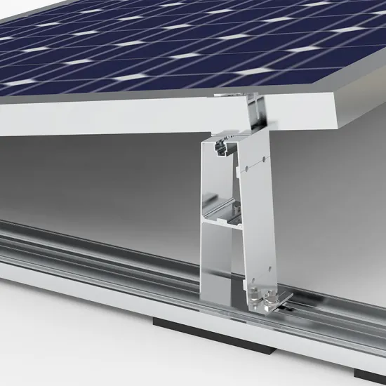 East-West Oriented 10-15 Degree Non-Penetrating Solar Racking System for Concrete Flat Roofs