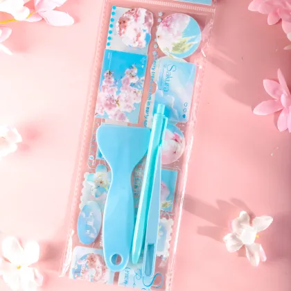 Wholesale Sakura Collection PET Waterproof Washi Tape Set - Joytop 000389