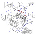 Ekskavatör PC2000 Parçaları için 21T-70-34590 Örtü