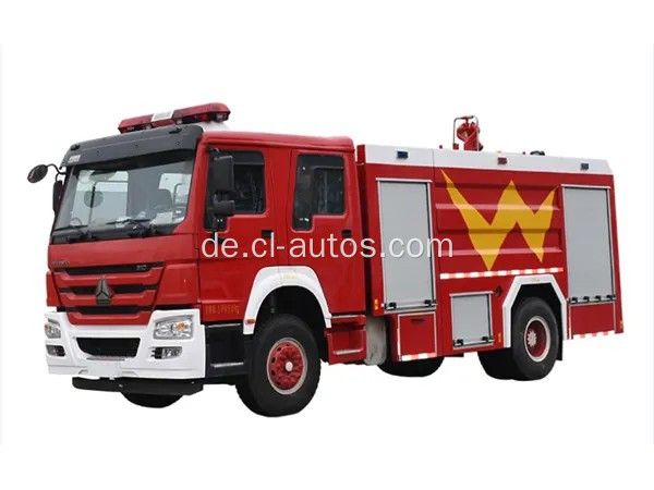 Howo 4x2 Wassertank Feuerwehrwagen