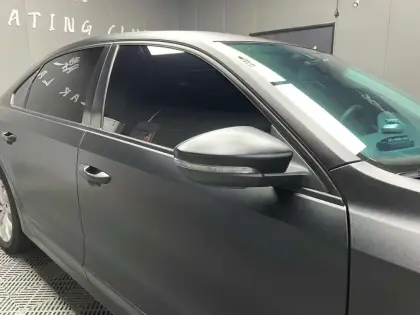 Matte Black Forest Black Car Wrapping 1.52*18M