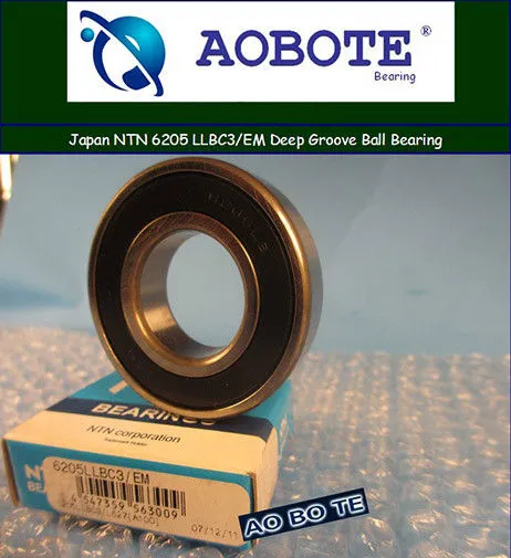 Deep Groove Ntn Ball Bearings With Single Row Japan Ntn 6205llbc3