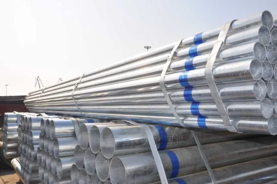 Zinc Coated Galvanized Steel Tube, Hot Dipped Steel Pipe