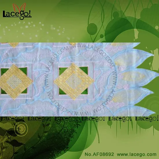 Cotton african lace fabrics with 150cm