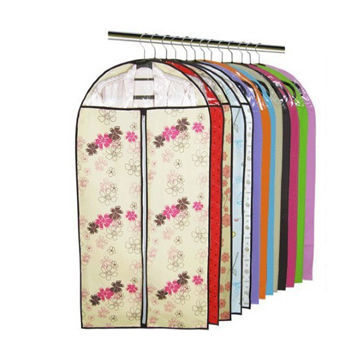 Nonwoven Garment Bags with Clear PVC, Available in Various DesignsNew