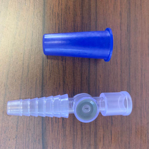 Sampling port valve for urine bag