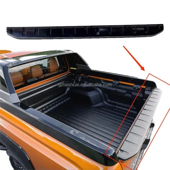 Matte Black ABS Plastic Auto Rear Roof Spoiler Cover Trim for Triton L200 Strada MR MQ 2023 2024
