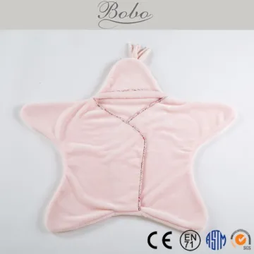 2015 star design coral fleece fabric bathrobe blanket