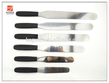 G-319 good quality PP handle stainless steel straight cake decorating spatula