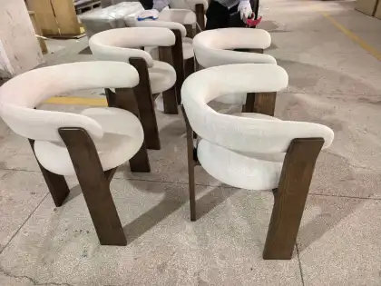 Solid Wood Bar Stool for Home Dining Room