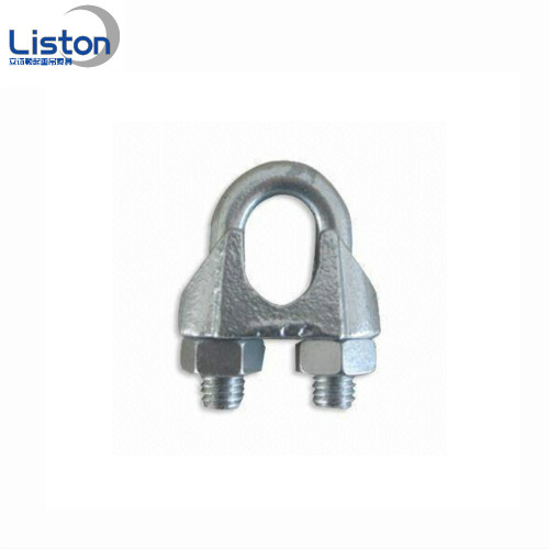 Acero galvanizado DIN741 clips de cable maleable maleable