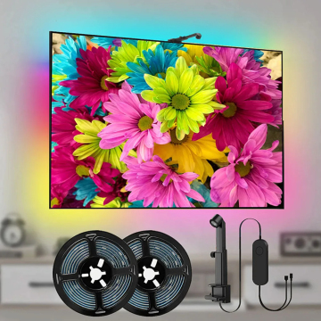 TUYA SYNC SYNC IMCERSIVO Kit di retroilluminazione TV a LED RGBIC con fotocamera
