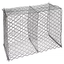 Gegalvaniseerde zeshoekige schanskorfmand 80×100 mm 2x1x1m