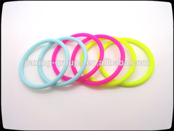 Wholesale custom logo print silicone wristband keychain