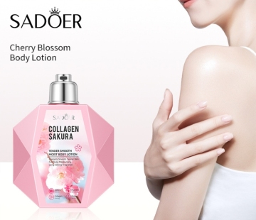 Collagen Smooth Whitening Fragrance 300ml Cherry Blossom Body Lotion
