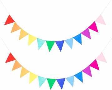 Customized bunting for festivals and stadiums