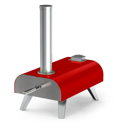 12" Portable Stainless Steel Pellet Pizza Oven W/Foldable Feet