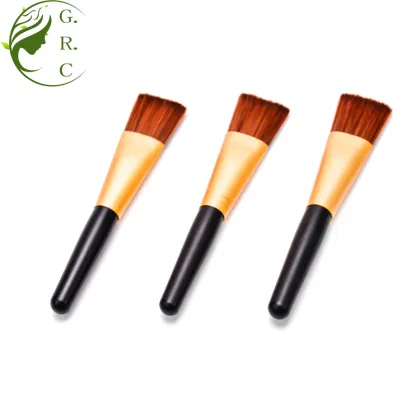 Black Handle Vegan Hair Facial Mask Brush