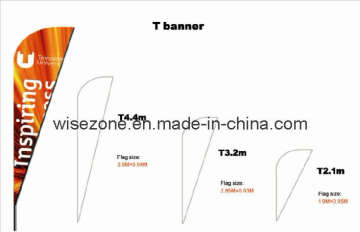 Flying Banner Shark Shape/ T Banner