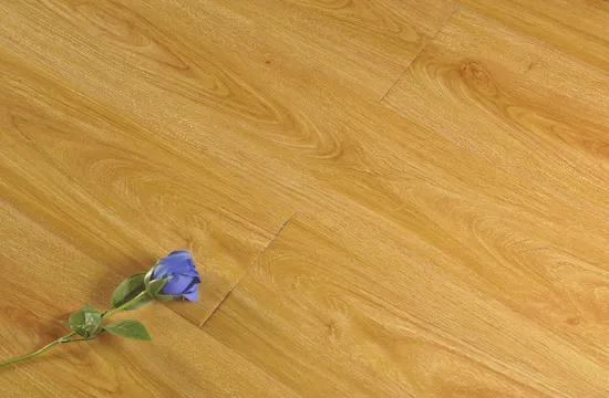 Low gloss laminate flooring