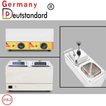 Double head sauce warmer machine